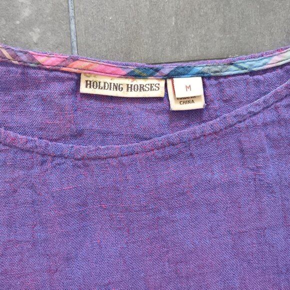 Anthropologie Holding Horses Tyra linen top - M - Picture 5 of 9
